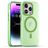 Mobigear Shockproof Coque iPhone 16 Pro Max MagSafe Coque arrière en TPU Souple - Vert