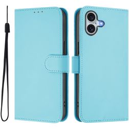 Mobigear Urban Wallet Housse iPhone 16 Plus Etui Porte-Monnaie - Bleu