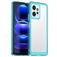 Mobigear Crystal Coque Xiaomi Redmi Note 12 Coque arrière Rigide - Transparent / Turquoise