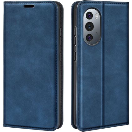Mobigear Retro Slim Housse Motorola Edge X30 Etui Porte-Monnaie - Dark Blue