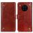 Mobigear Ranch HONOR 50 Lite Étui Portefeuille - Marron