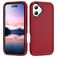 Mobigear Rugged Coque iPhone 17 Coque arrière Rigide Anti-Chocs - Rouge