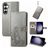 Mobigear Clover Samsung Galaxy S23 FE Étui Portefeuille - Gris