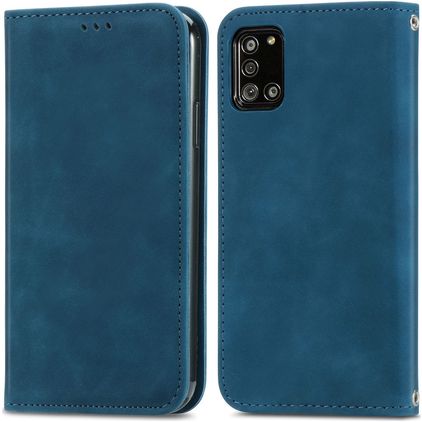 Mobigear Retro Slim Housse Samsung Galaxy A32 5G Etui - Bleu