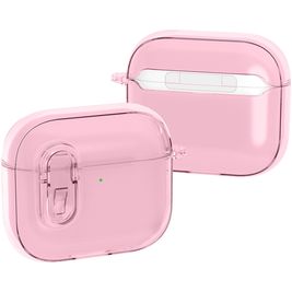 Mobigear Crystal Clip Coque Apple AirPods 4 Coque Rigide - Rose