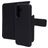 Mobiparts Samsung Galaxy A56 Coque Cuir véritable Étui 2en1 avec coque amovible Portefeuille - Noir