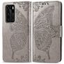 Mobigear Butterfly Housse Huawei P40 Etui Porte-Monnaie - Gris