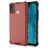 Mobigear Honeycomb Coque HONOR 9X Lite Coque arrière Rigide Anti-Chocs - Rouge