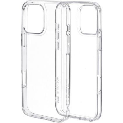 Mobiparts Classic Hardcover Coque Transparente iPhone 16 Pro Max Coque arrière Rigide - Transparent