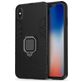 Mobigear Armor Ring Coque iPhone XS Max Coque arrière Rigide Anti-Chocs avec Anneau-Support - Noir