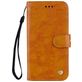 Mobigear Wallet Housse Samsung Galaxy A8 (2018) Etui Porte-Monnaie - Cognac