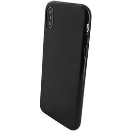 Mobiparts Classic Coque iPhone X Coque arrière en TPU Souple - Noir