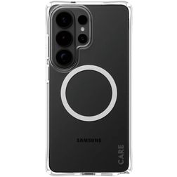 CARE by PanzerGlass Fashionable Coque Transparente Samsung Galaxy S26 Ultra MagSafe Coque arrière en Silicone - Transparent
