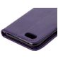 Mobigear Flowers Housse iPhone SE (2020) Etui Porte-Monnaie - Violet