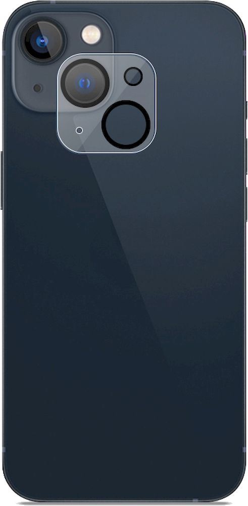 CloudValley Protecteur D'objectif D'appareil Photo Compatible Avec IPhone 13/13 Mini, Film De Protection En Verre Trempé, Coque D'objectif D'appareil Photo En Alliage D'aluminium, Rose