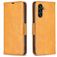 Mobigear Excellent Housse Samsung Galaxy A56 Etui Porte-Monnaie - Cognac