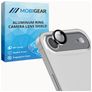 Mobigear Single Lens iPhone Air Verre trempé Protection objectif caméra - Compatible coque - Noir