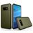 Mobigear Card Samsung Galaxy S10e Plastique rigide Coque arrière Antichoc avec porte-cartes - Vert armée