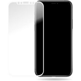 Mobilize iPhone X Verre trempé Protection d'écran - Compatible Coque - Blanc