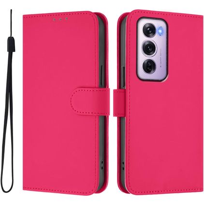 Mobigear Urban Wallet OPPO Reno 12 Pro Étui Portefeuille - Rouge