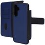 Mobiparts Housse Samsung Galaxy A56 Etui avec Coque Détachable en Cuir Véritable Porte-Monnaie - Bleu