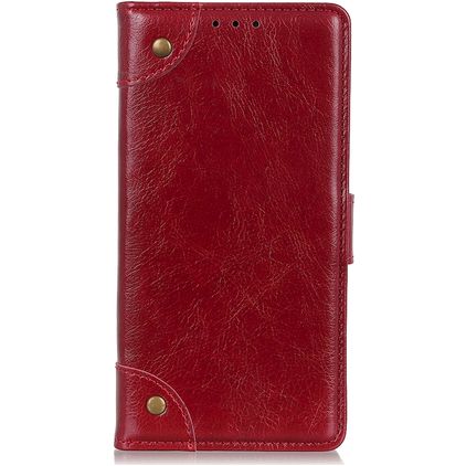 Mobigear Ranch Housse Motorola Moto G60s Etui Porte-Monnaie - Bordeaux