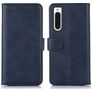Mobigear Wallet Housse Sony Xperia 10 V Etui Porte-Monnaie - Bleu