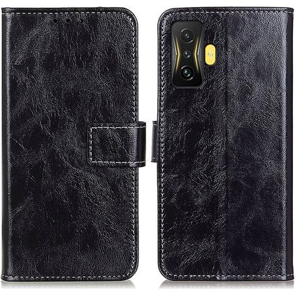 Mobigear Basic Housse POCO F4 GT Etui Porte-Monnaie - Noir