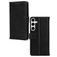 Mobilize Wallet Housse Samsung Galaxy S24 FE Etui en Cuir Véritable Porte-Monnaie - Noir