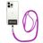 Mobigear Lanyard - Cordon de téléphone universel ajustable - Rose / Violet