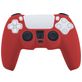 Mobigear Classic Coque Playstation 5 controller Thin Coque en Silicone Souple - Rouge