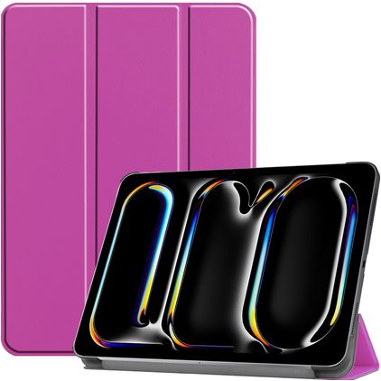 Mobigear Tri-Fold Coque iPad Pro 11 Pouces (2024) Etui - Violet