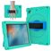 Mobigear Ruggedized Coque iPad 6 (2018) Coque arrière en EVA + Support Amovible - Vert