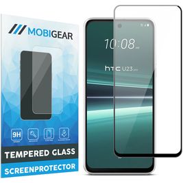 Mobigear Premium HTC U23 Pro Verre trempé Protection d'écran - Compatible Coque - Noir