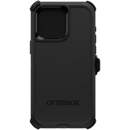OtterBox Defender Coque iPhone 15 Pro Max Coque arrière Rigide Anti-Chocs - Noir