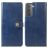 Mobigear Snap Button Housse Samsung Galaxy S21 Plus Etui Porte-Monnaie - Bleu