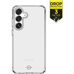 ITSKINS Level 2 SpectrumClear R Coque Transparente Samsung Galaxy S25 FE Coque arrière en TPU Souple Anti-Chocs - Transparent