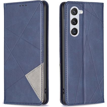 Mobigear Rhombus Slim Housse Samsung Galaxy S25 Etui - Bleu