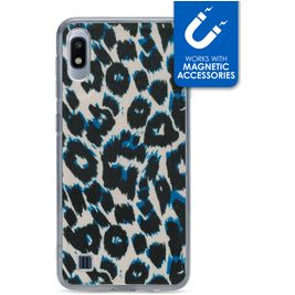 My Style Magneta Coque Samsung Galaxy A10 Coque arrière en TPU Souple - Leopard
