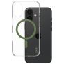 CARE by PanzerGlass Flagship Coque iPhone 16 MagSafe Coque arrière Rigide - Transparent / Vert