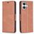 Mobigear Excellent iPhone 17 Étui Portefeuille - Marron