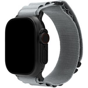 Mobilize Alpine Bracelet Nylon Apple Watch Fermeture boucle ardillon - 42/41/40/38 mm - Light Grey