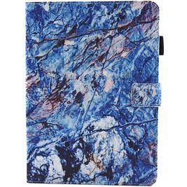 Mobigear Marble Coque iPad 5 (2017) Etui - Bleu