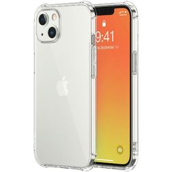 Mobigear Cushion Transparent iPhone 13 TPU souple Coque arrière Antichoc - Transparent