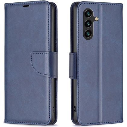 Mobigear Excellent Housse Samsung Galaxy A56 Etui Porte-Monnaie - Bleu