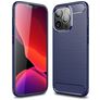 Mobigear Brushed Slim Coque iPhone 13 Pro Coque arrière en TPU Souple - Bleu