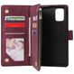 Mobigear Zipper Housse Samsung Galaxy A71 Etui Porte-Monnaie - Rouge