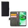 Mobilize Classic Gelly Wallet Realme C35 Étui Portefeuille - Noir