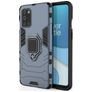 Mobigear Armor Ring Coque OnePlus 8T Coque arrière Rigide Anti-Chocs avec Anneau-Support - Bleu