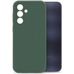 Mobilize Rubber Gelly Coque Samsung Galaxy A25 Coque arrière en TPU Souple - Matt Green
